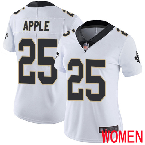 New Orleans Saints Limited White Women Eli Apple Road Jersey NFL Football #25 Vapor Untouchable Jersey
